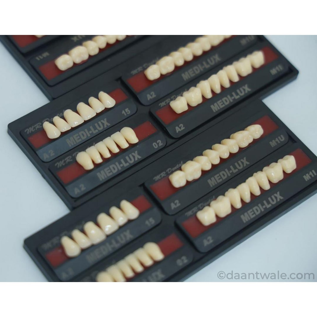 MR Dental Medi-Lux Full Set A2 Shade (Box of 4)