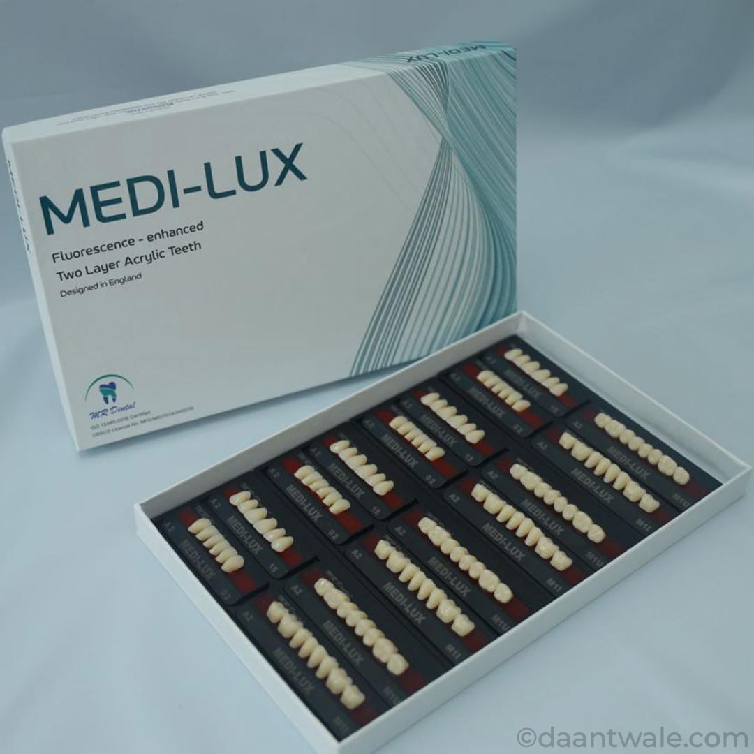 MR Dental Medi-Lux Full Set A2 Shade (Box of 4)