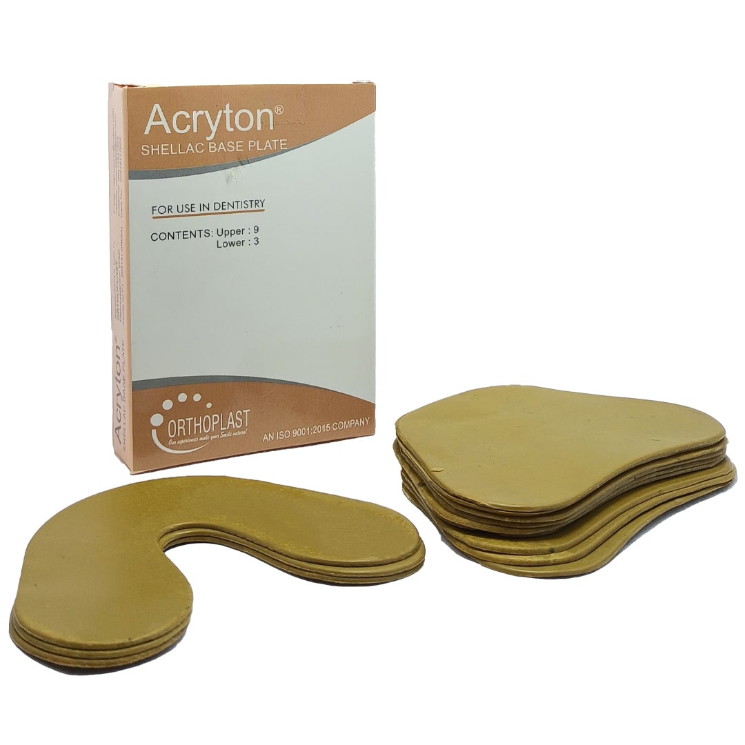 Orhoplast Acryton Shellac Base Plate