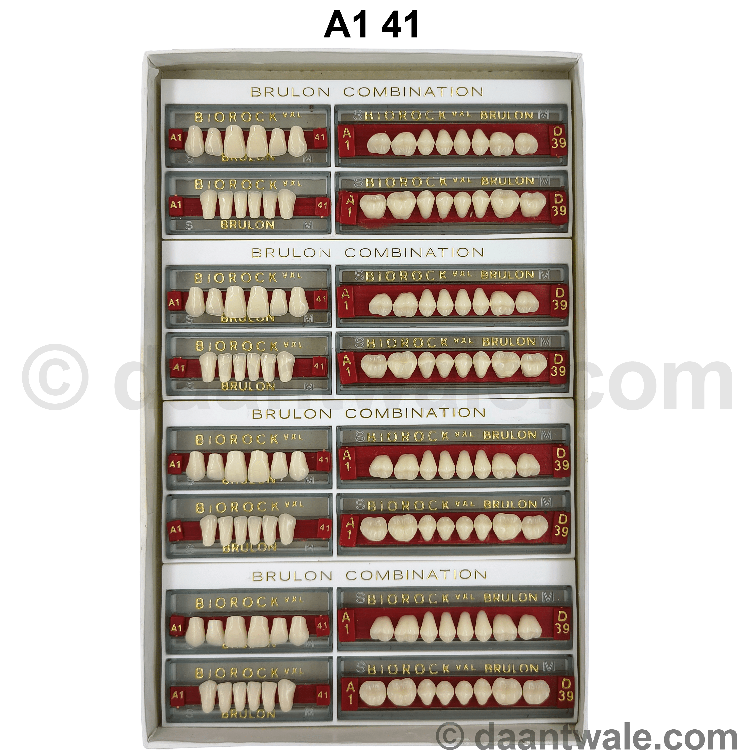 Brulon Biorock VXL Set of 28 Shade A1 (Box of 4)