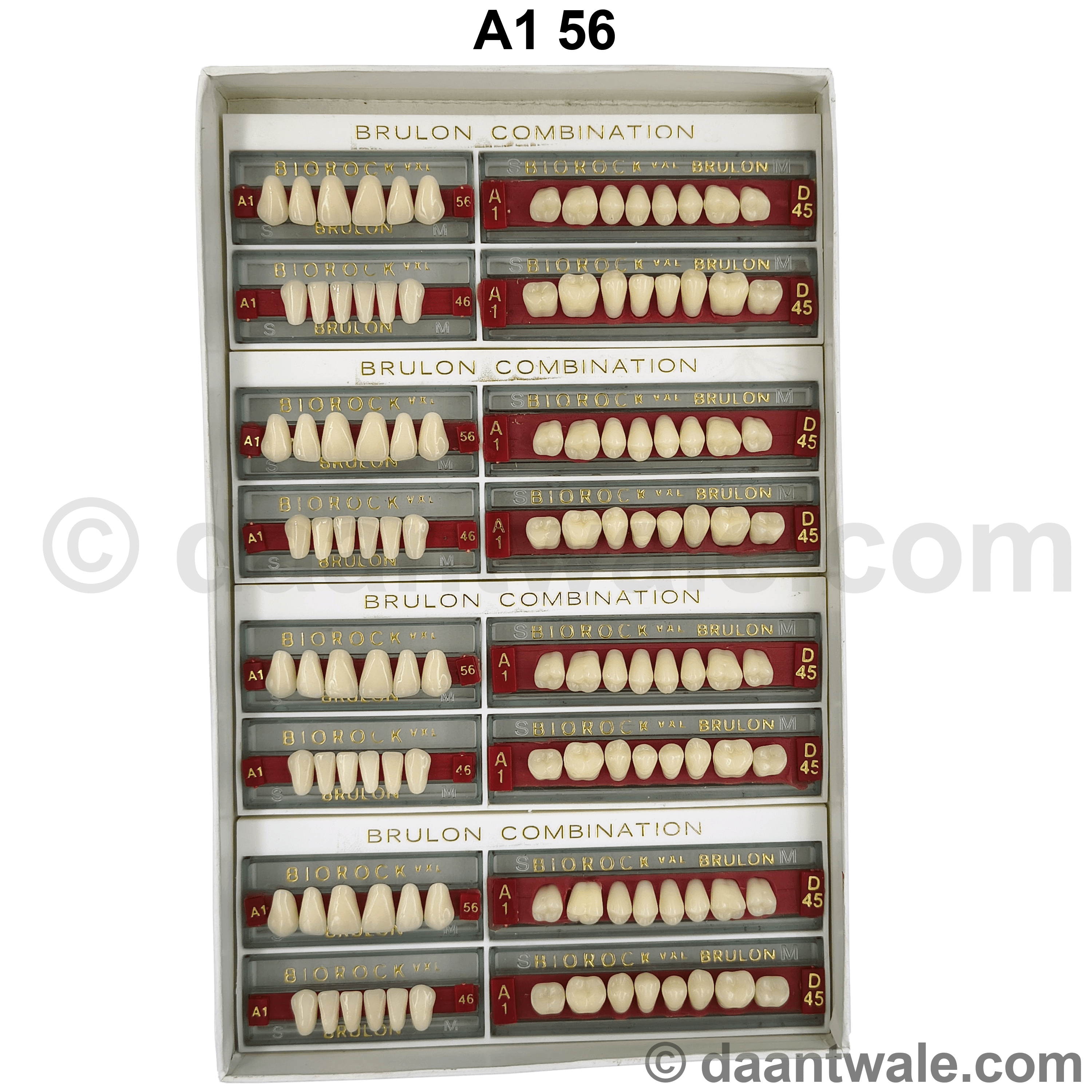 Brulon Biorock VXL Set of 28 Shade A1 (Box of 4)