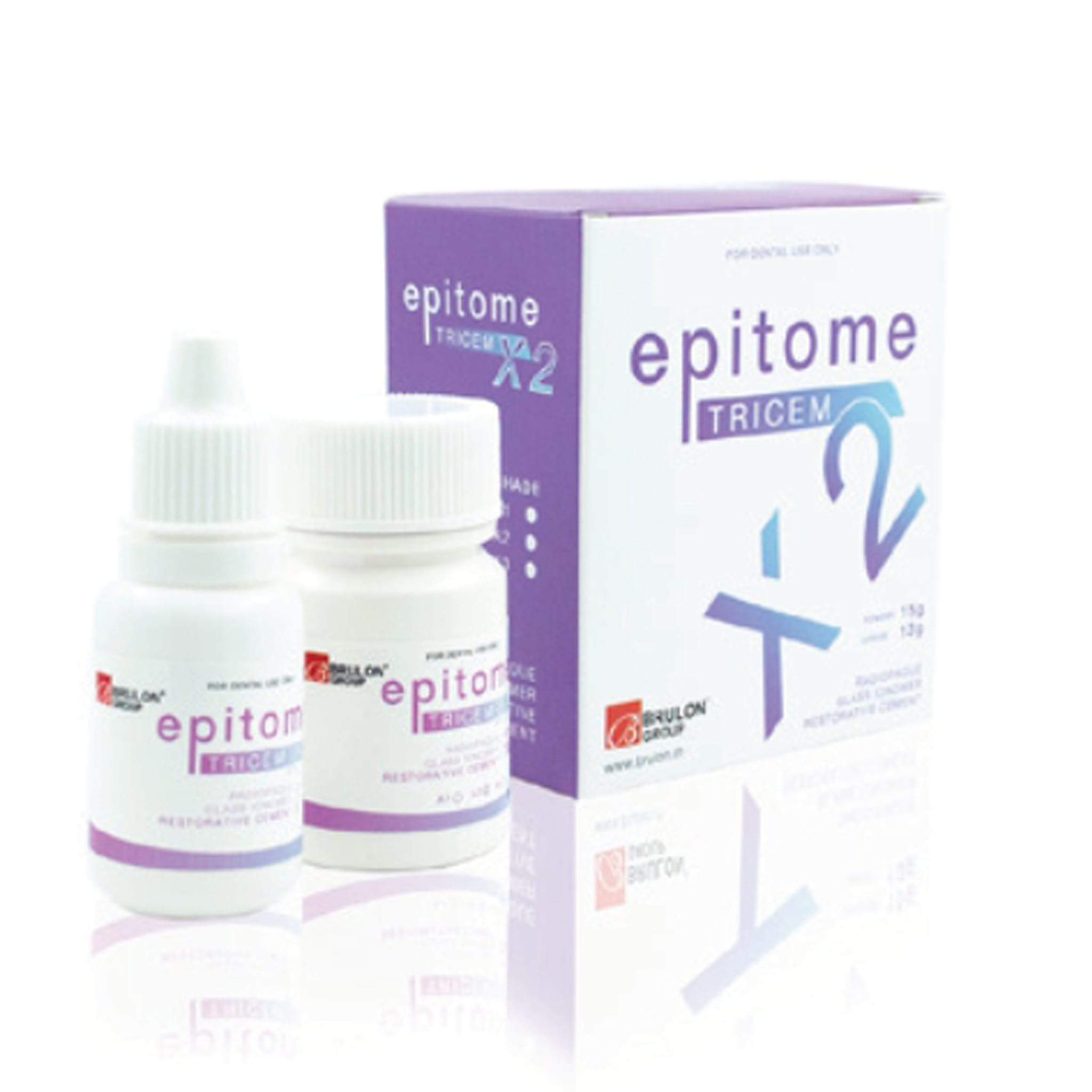 Brulon Epitome Tricem X2 Radiopaque Glass Ionomer Restorative Cement