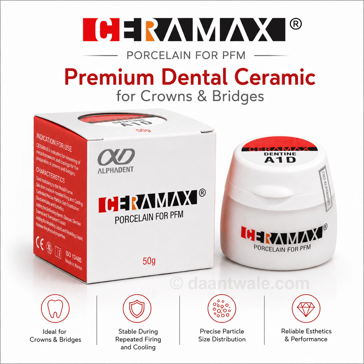 Ceramax Dentine Porcelain For PFM