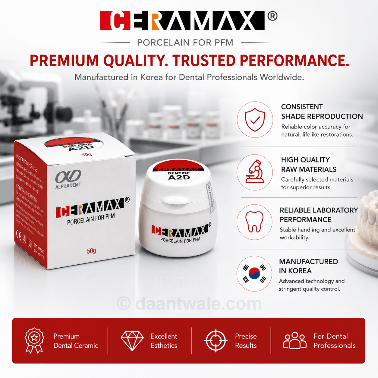Ceramax Dentine Porcelain For PFM