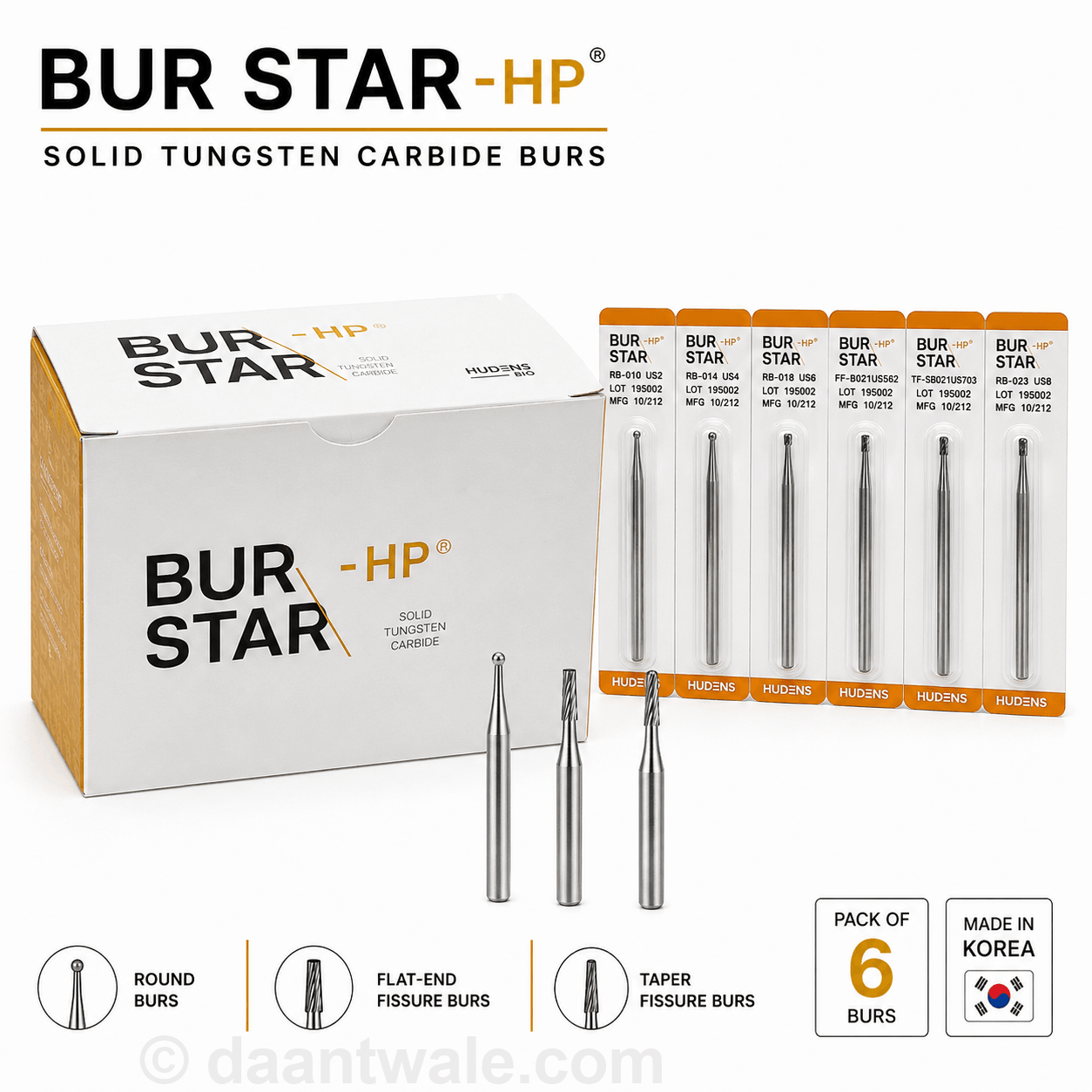 Bur Star- HP Carbide Bur