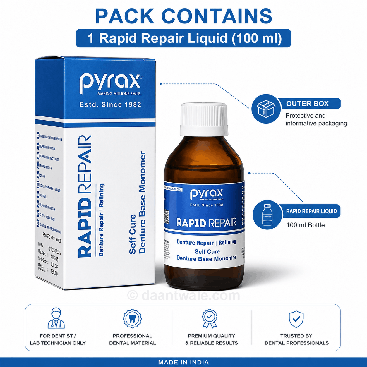 Pyrax Rapid Repair Liquid