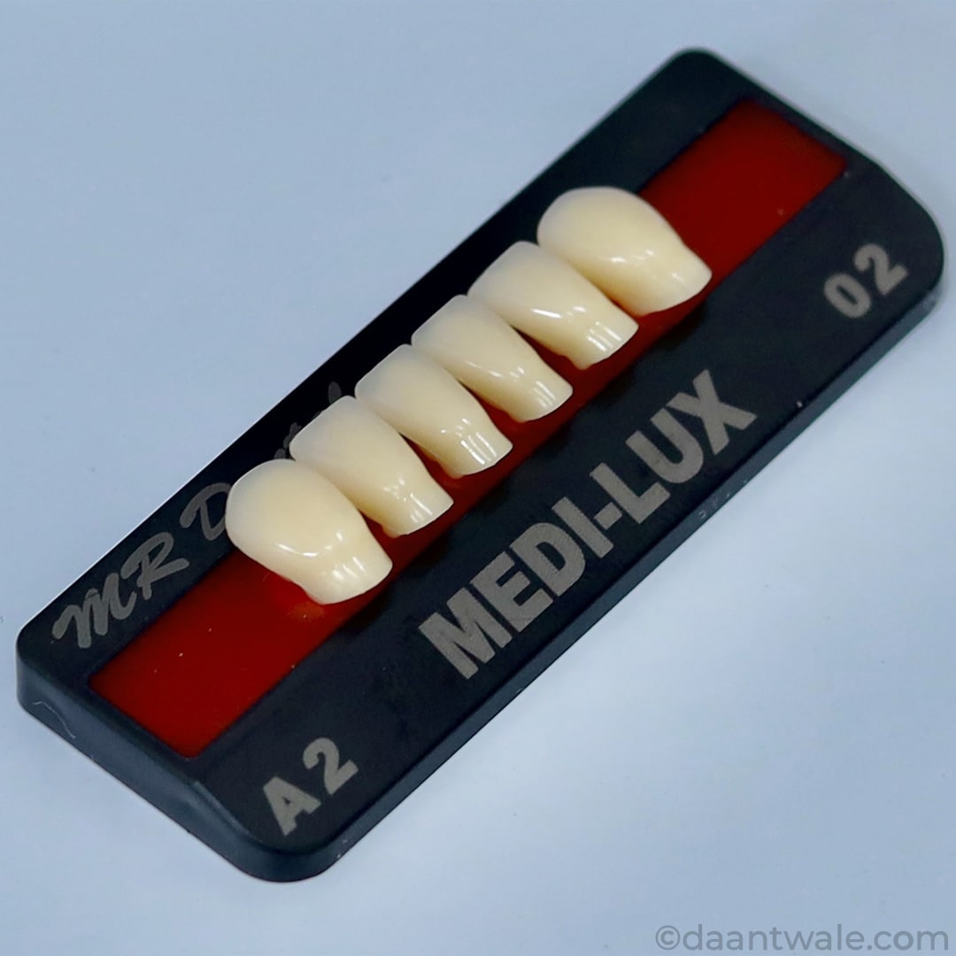 MR Dental Medi-Lux Full Set A2 Shade (Box of 4)