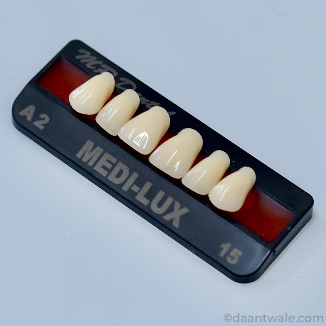 MR Dental Medi-Lux Full Set A2 Shade (Box of 4)