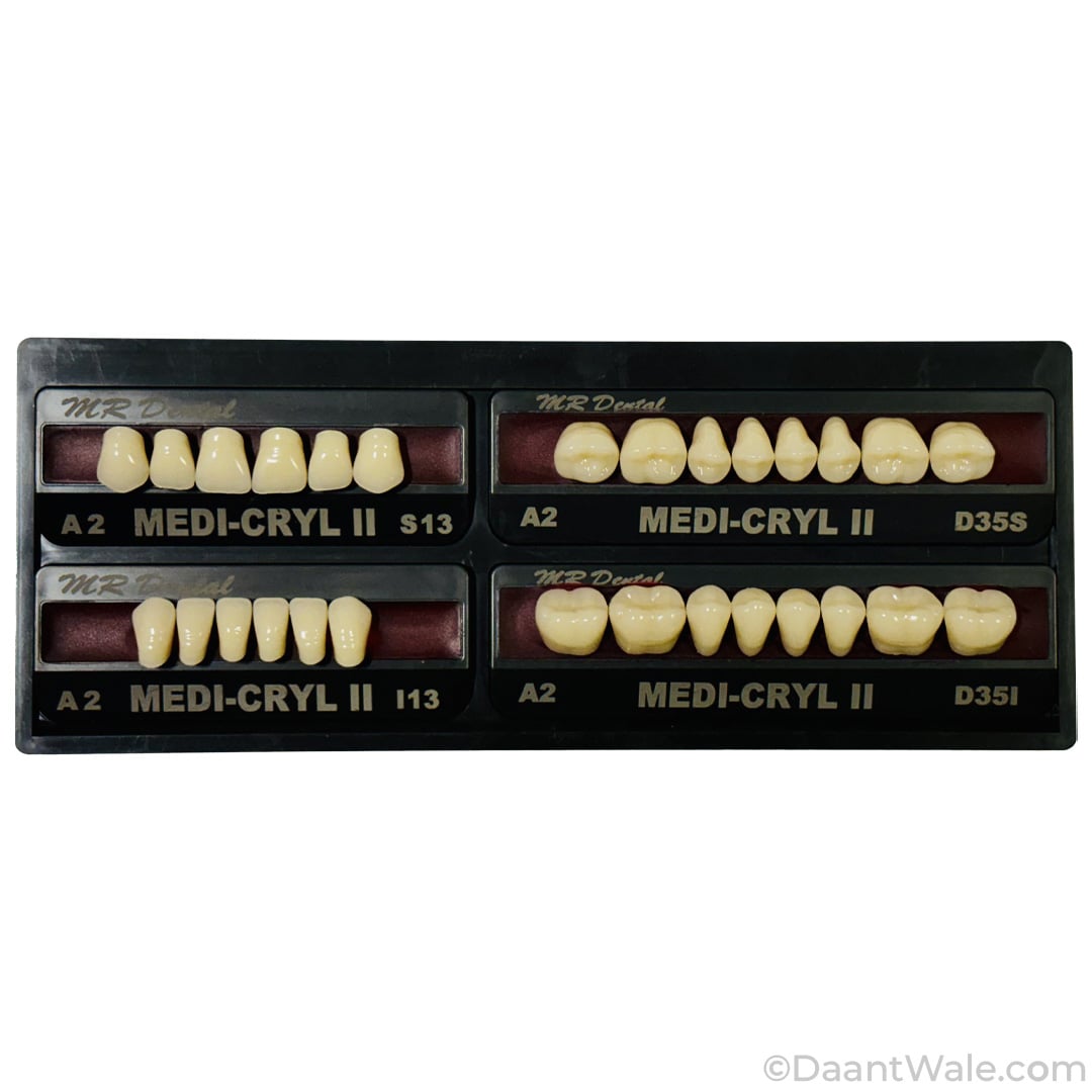 MR Dental Medi-Cryl II Full Set A1 Shade (Box of 4)