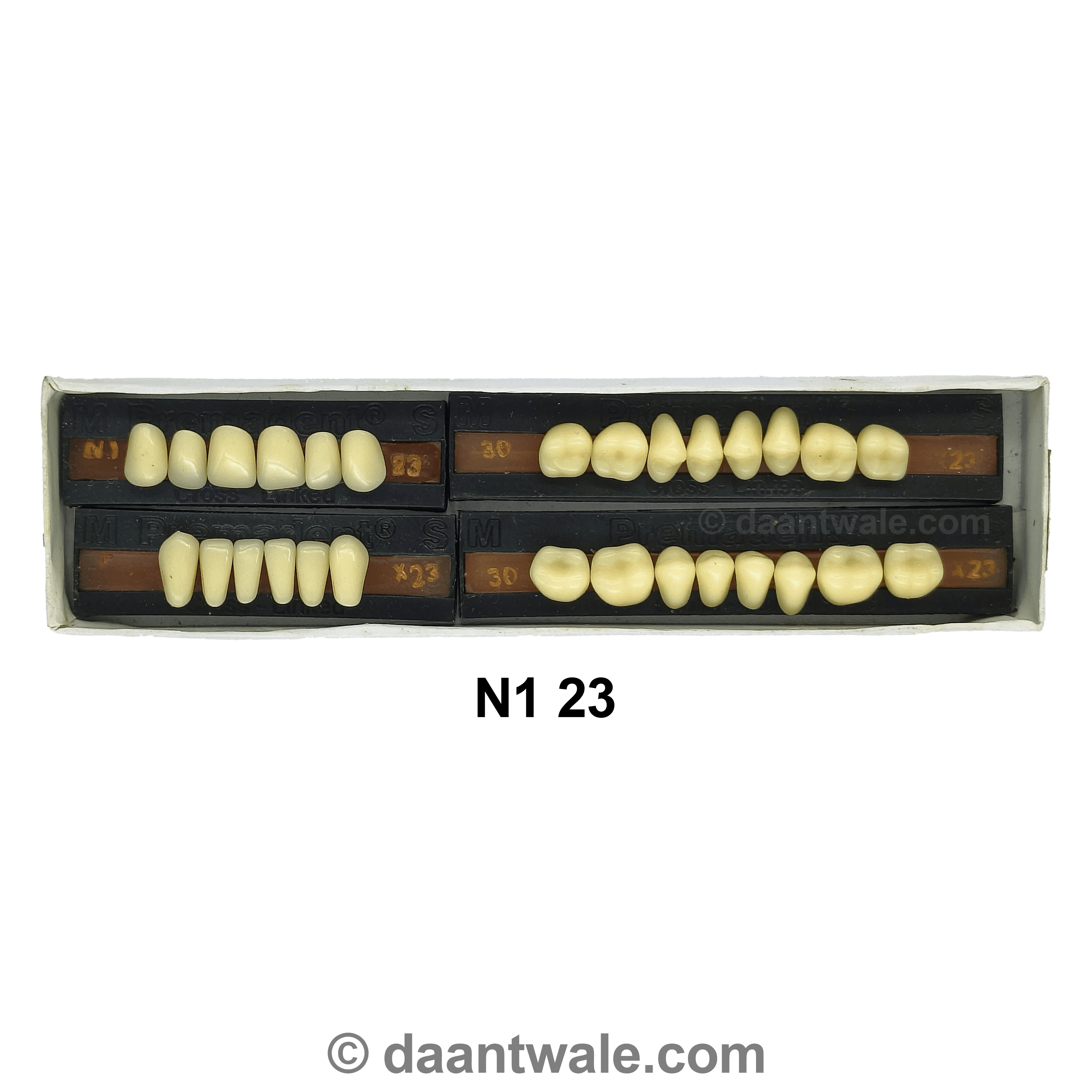 Premadent Teeth Set Cross Linked Acrylic Teeth (Shade 23)