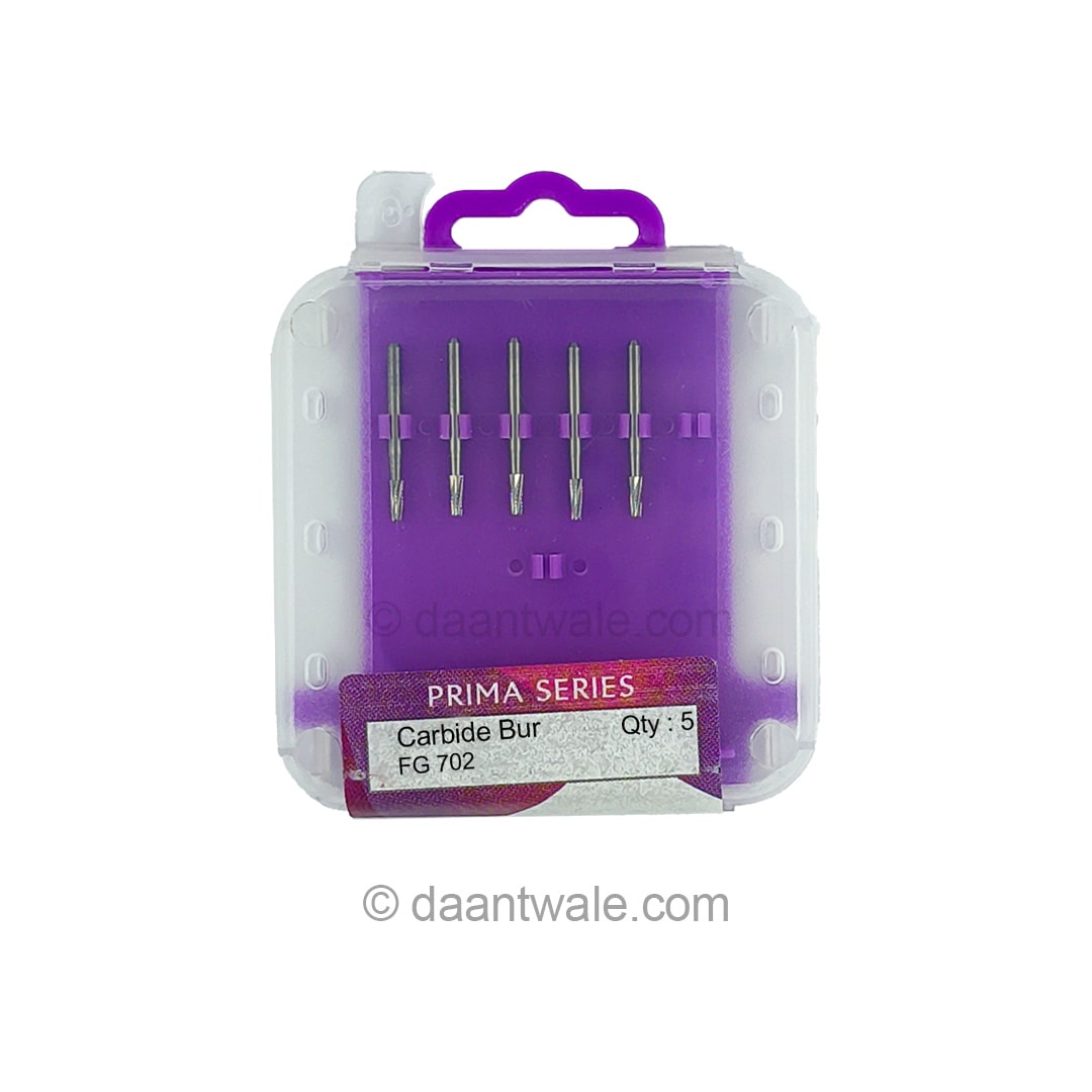 Prima Dental Carbide FG Burs Taper Fissure (Pack of 5)
