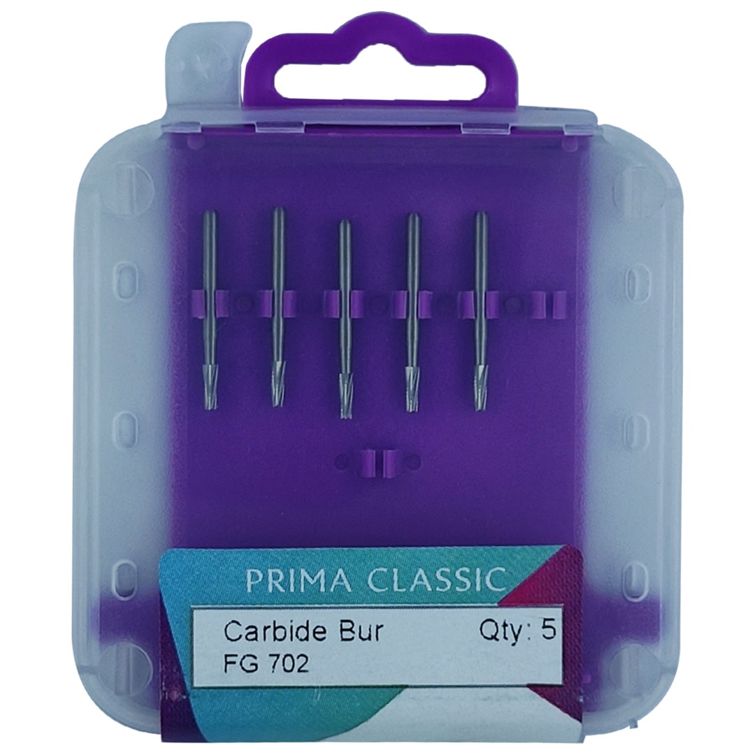 Prima Dental Carbide FG Burs Taper Fissure (Pack of 5)