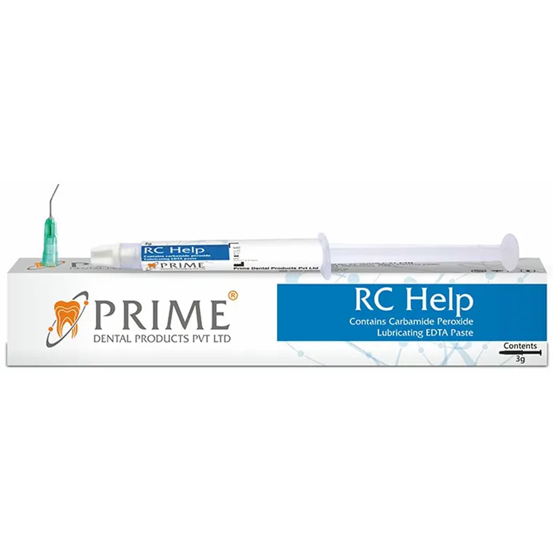 Prime RC Help Contains Carbamide Peroxide Lubricating EDTA Paste