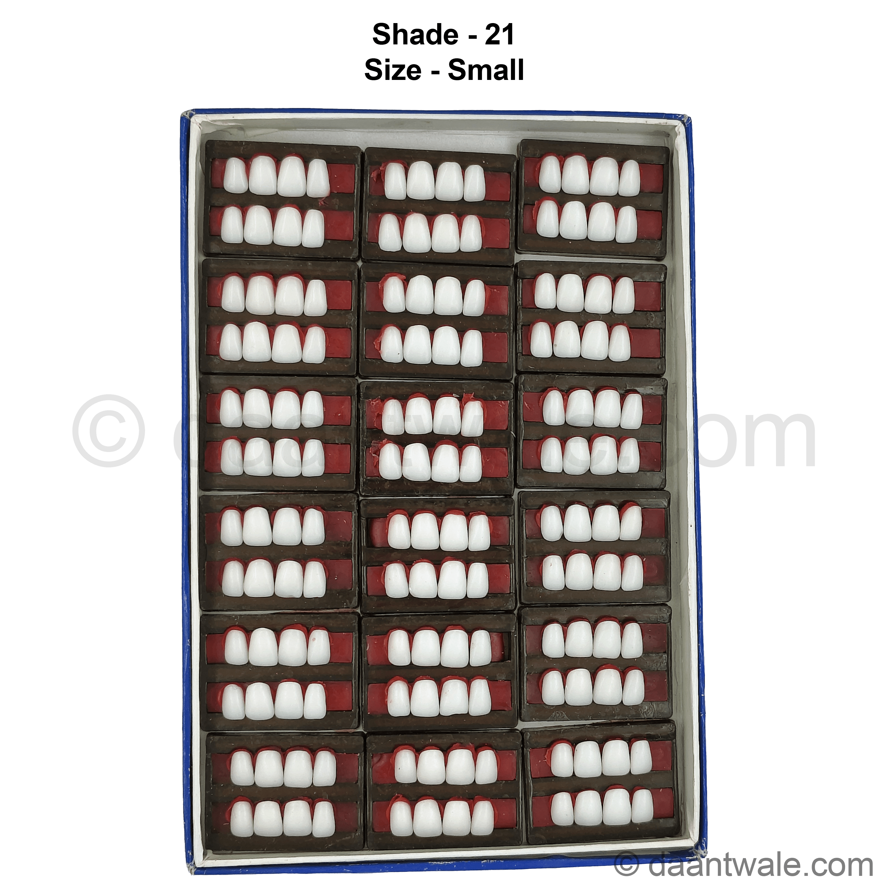 Sonadent Super Acrylic Teeth Set of 8 Upper (Box of 18)