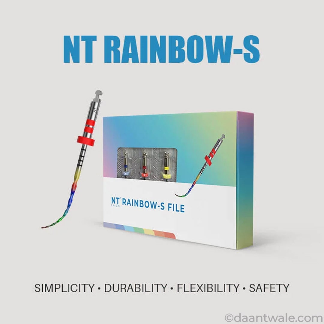NT Rainbow S NiTi Rotary Files