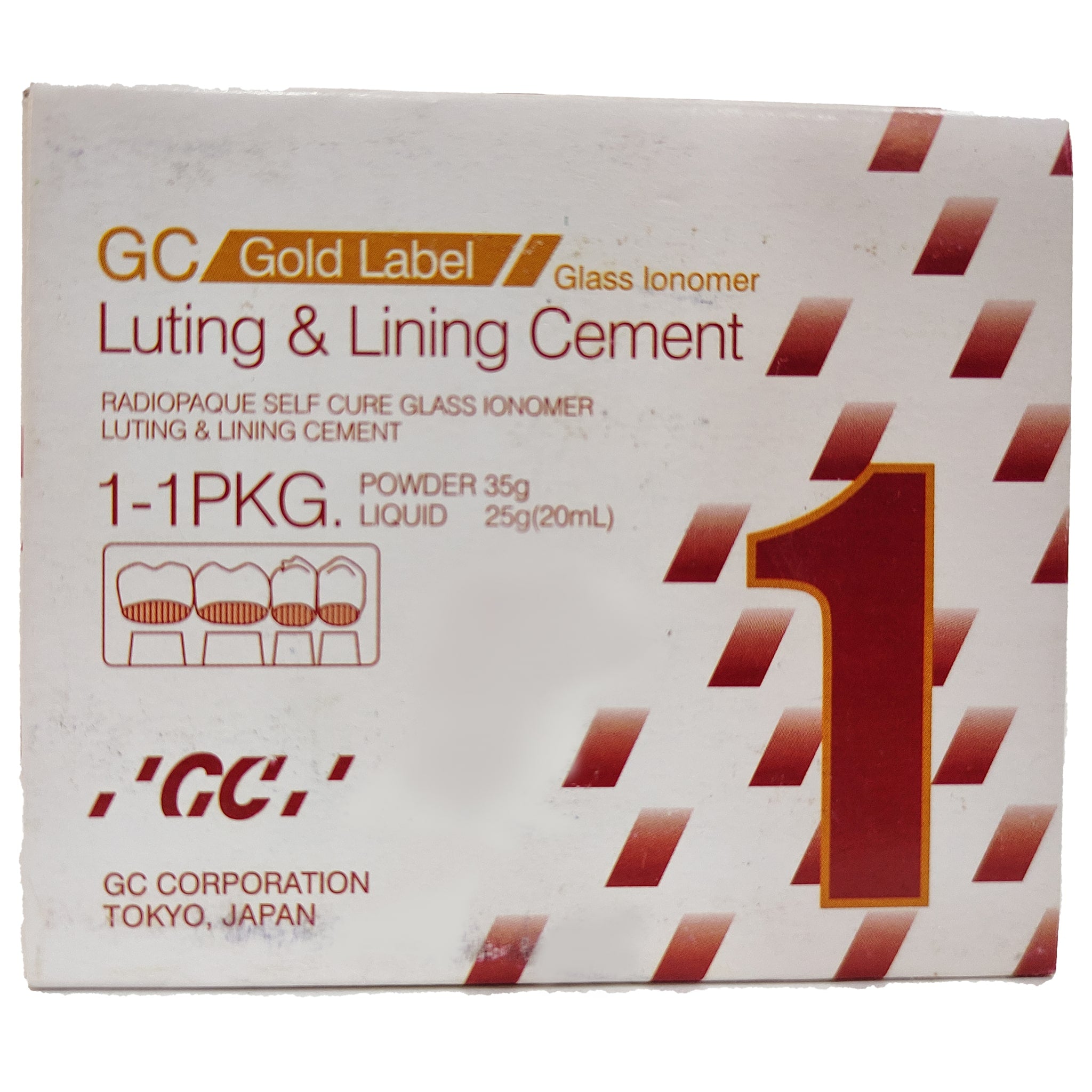 GC Gold Label 1 Luting & Lining Glass Ionomer GIC