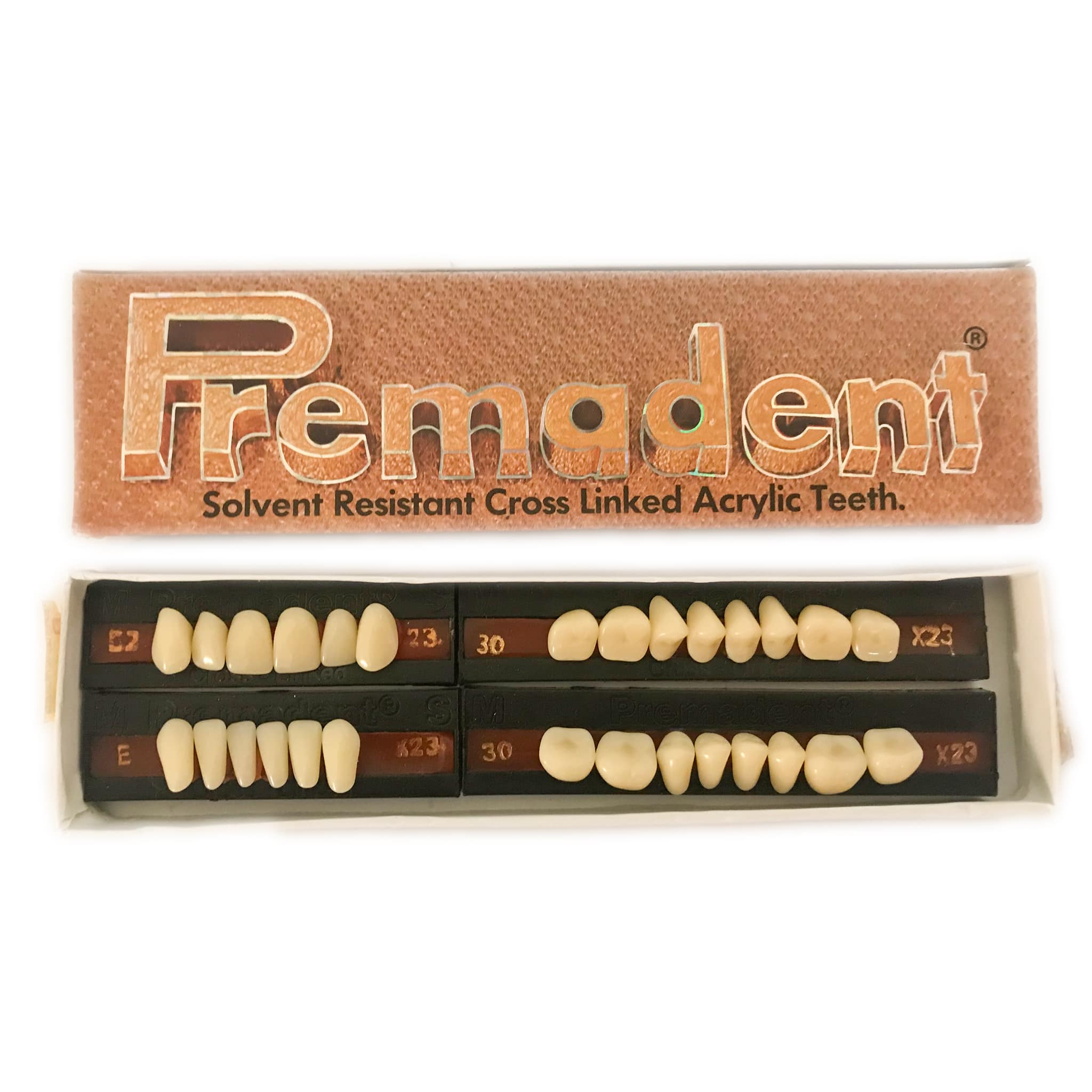 Premadent Teeth Set Cross Linked Acrylic Teeth (Shade 23)