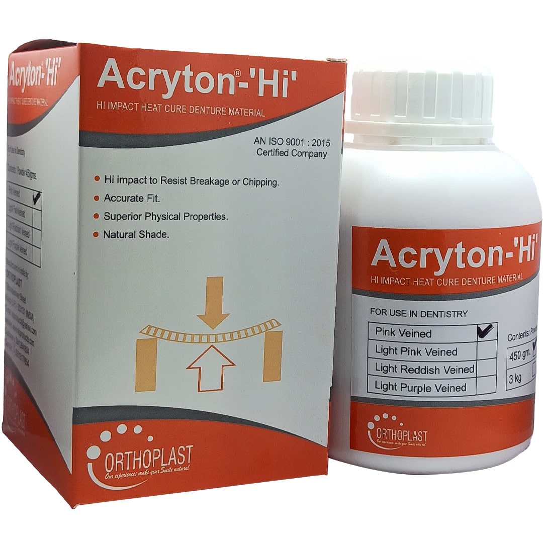 Orthoplast Acryton-Hi Hi Impact Heat Cure Denture Material