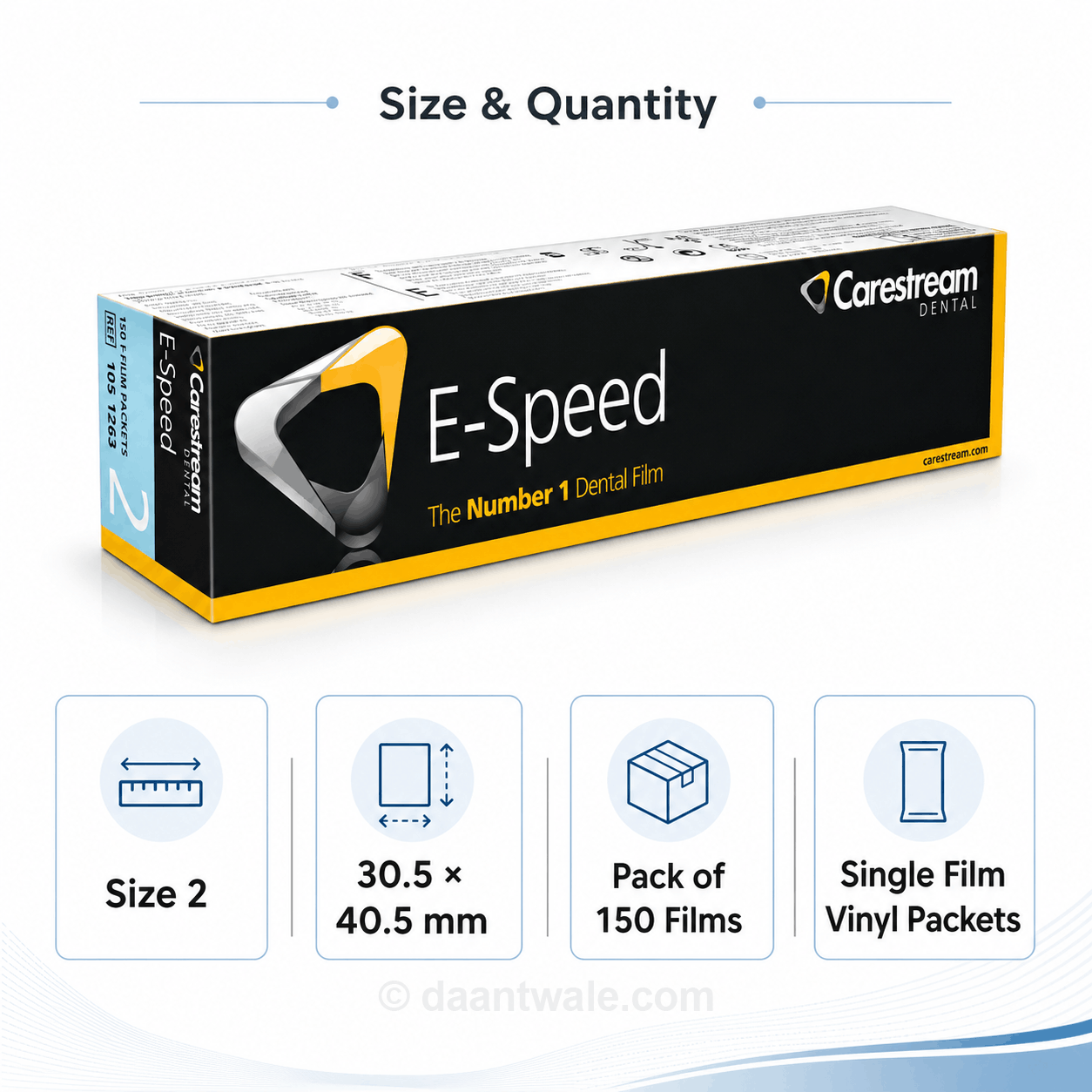 Kodak Carestream X-Ray Film E Speed