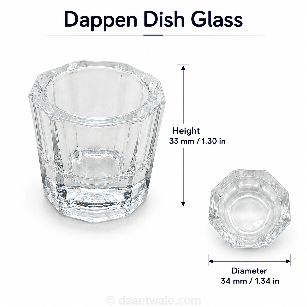 Indian Dappen Glass