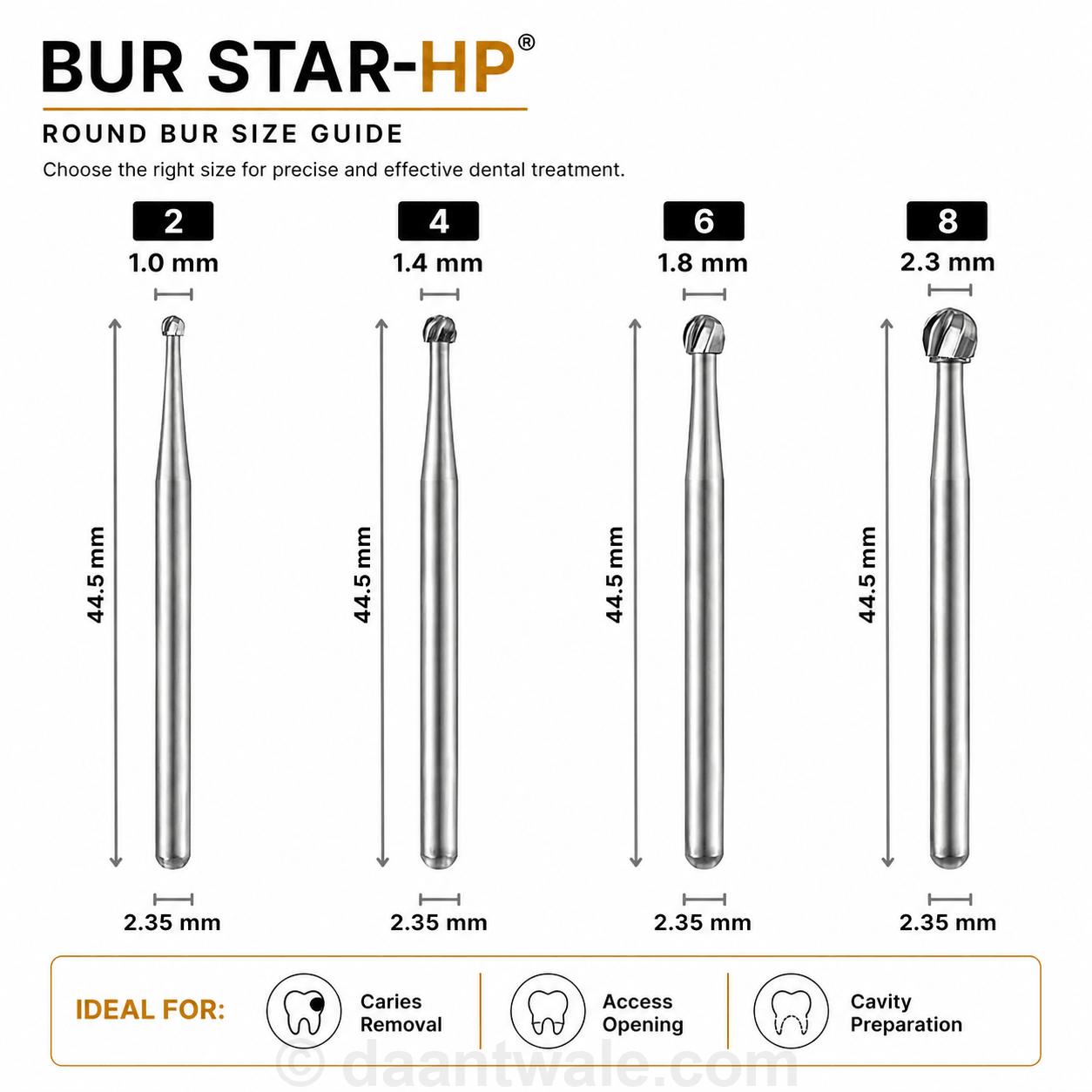 Bur Star- HP Carbide Bur