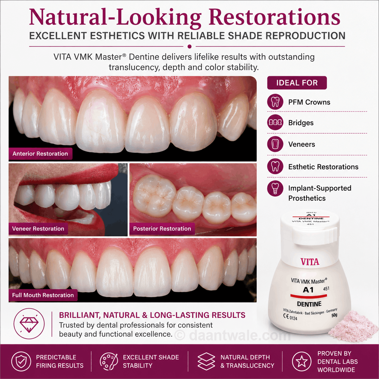 Vita VMK Master Dentine Classical Shades 50g