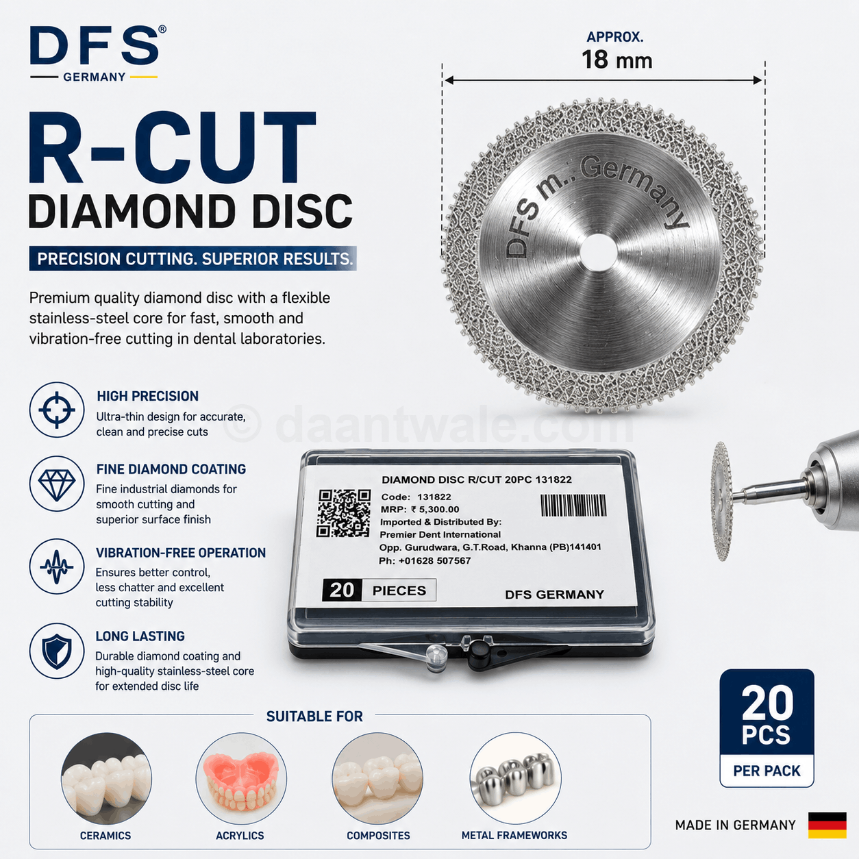 DFS Diamond Disc Rapido Cut
