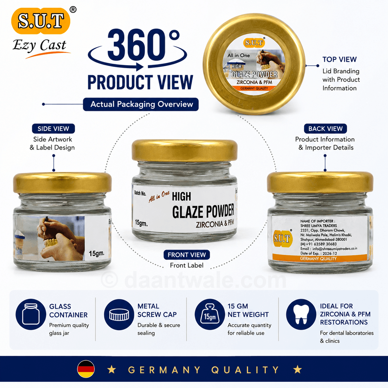 SUT Ezy Glaze Powder