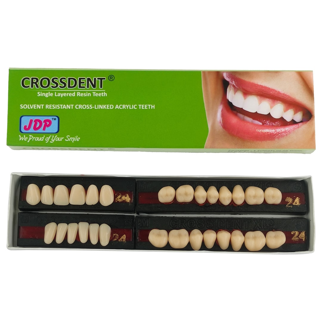 JDP Crossdent Teeth Set Acrylic Teeth (Shade 23)