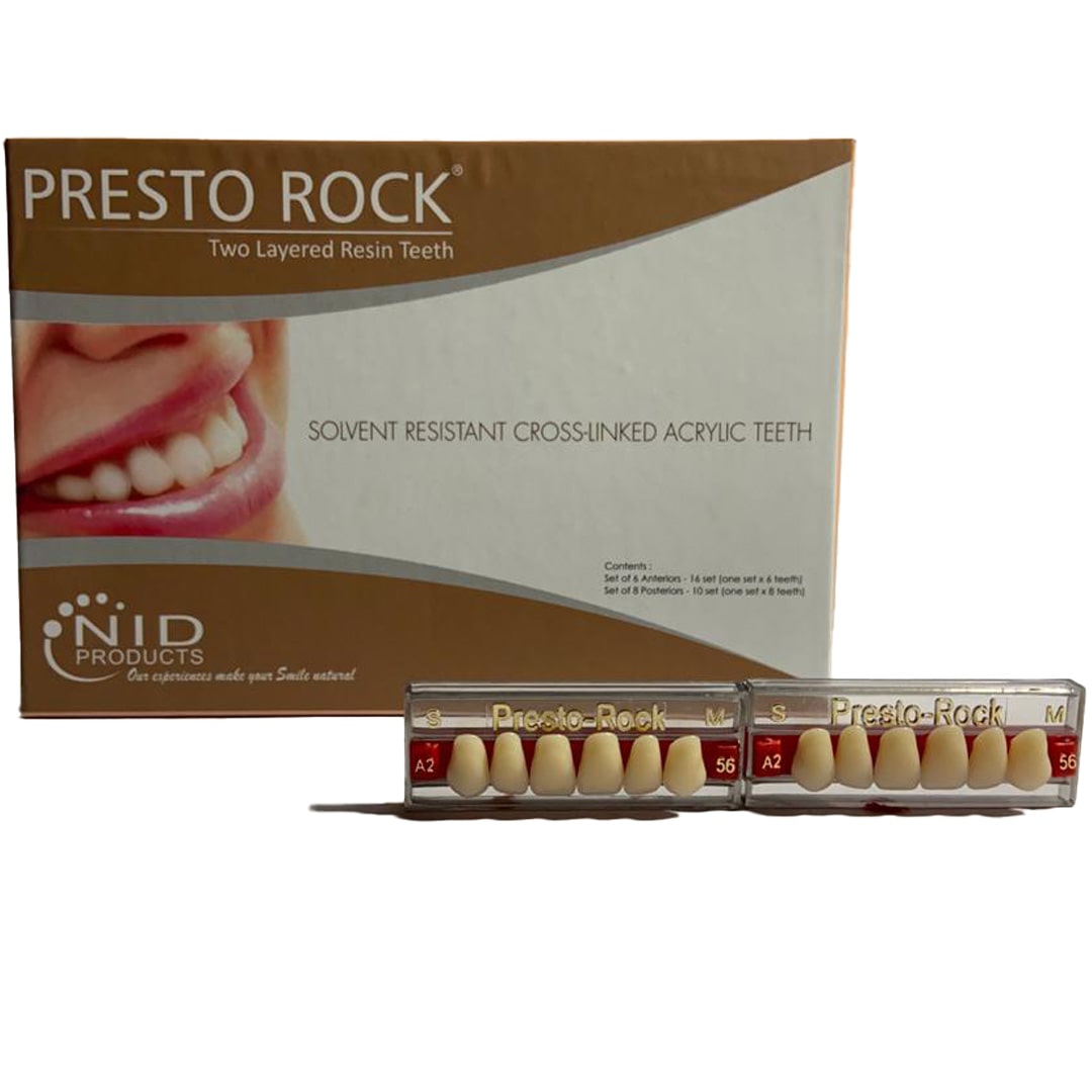 Orthoplast Presto Rock Upper Anterior Set of 6 (Box of 16)