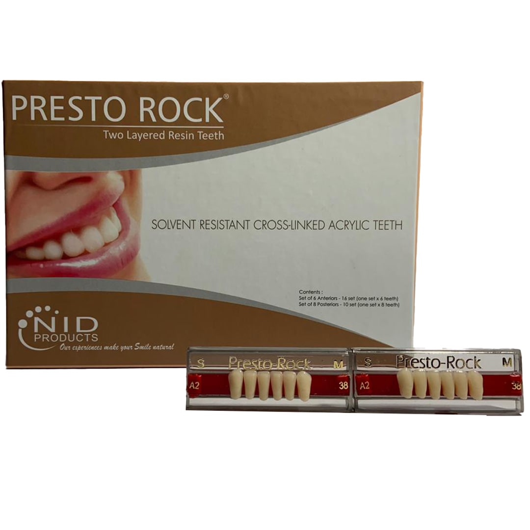 Orthoplast Presto Rock Lower Anterior Set of 6 (Box of 16)