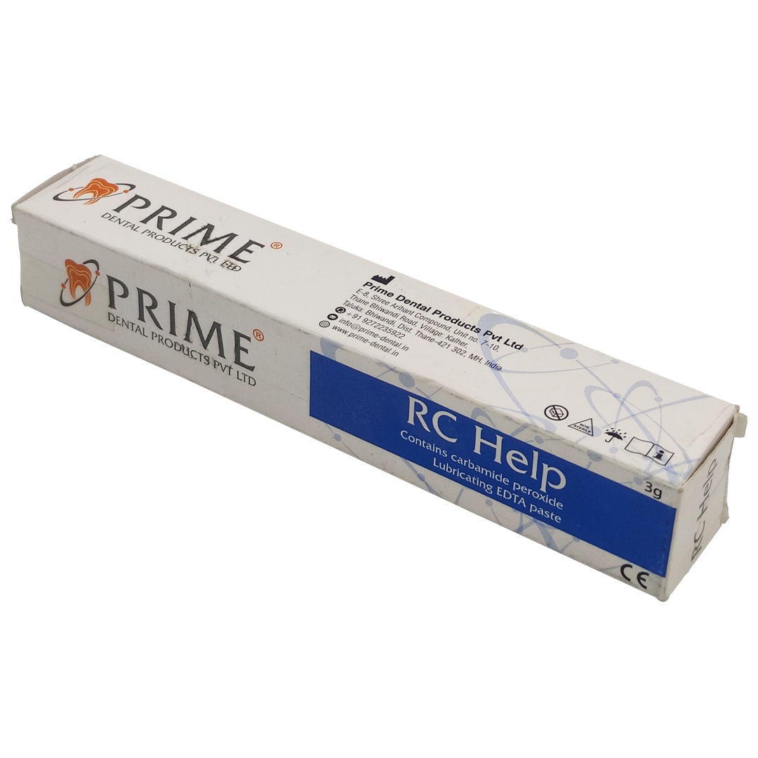 Prime RC Help Contains Carbamide Peroxide Lubricating EDTA Paste