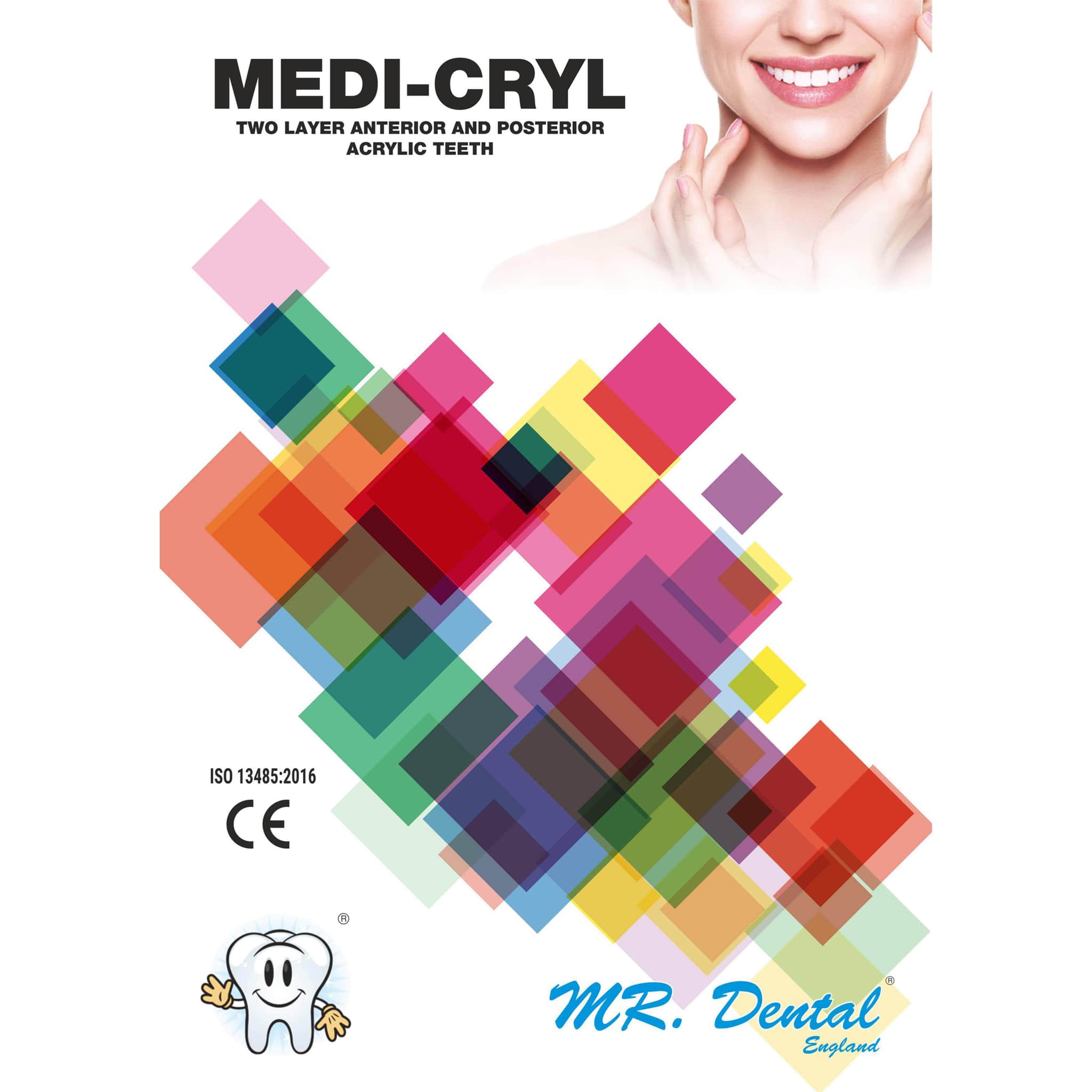 MR Dental Medi-Cryl Full Set A1 Shade (Box of 4)