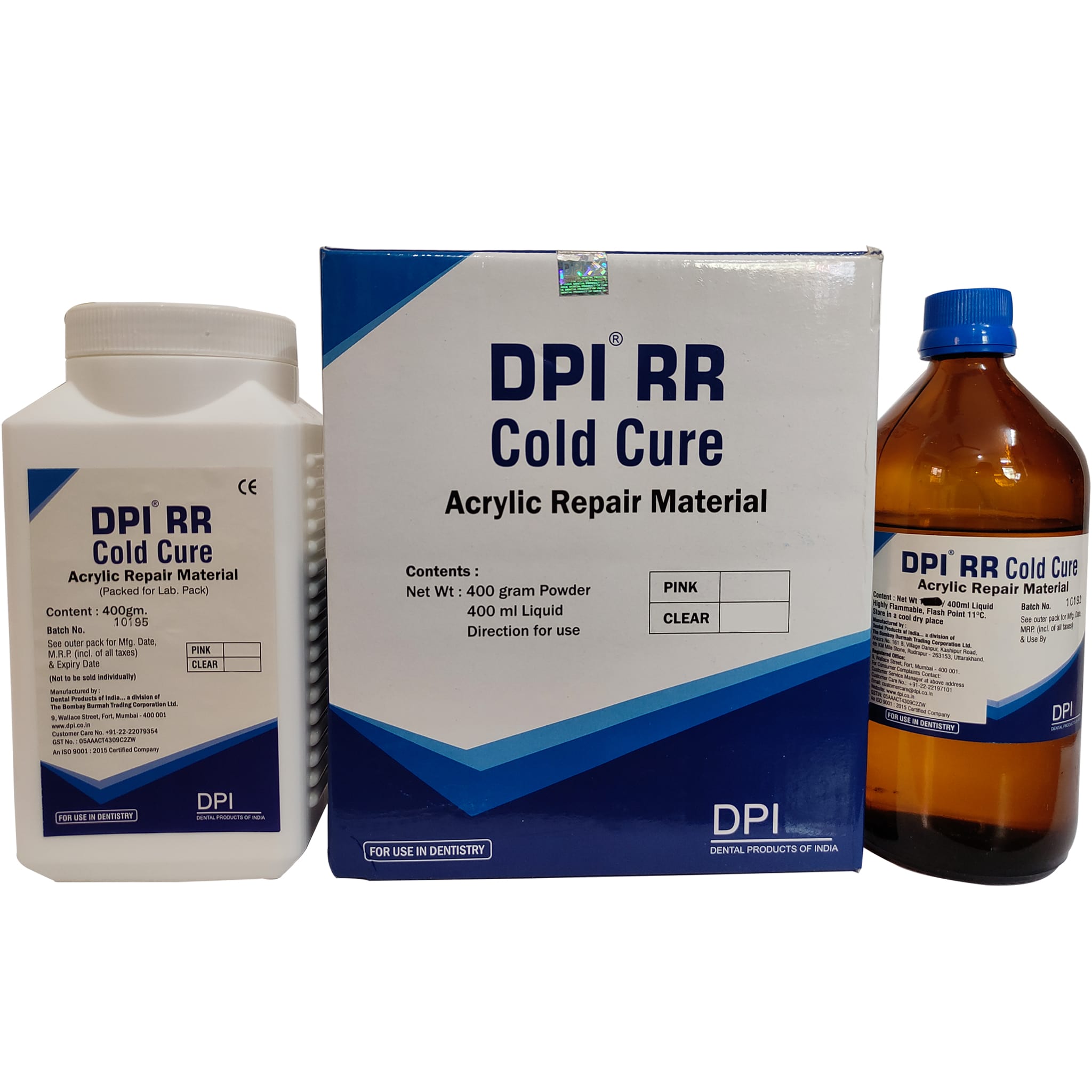 DPI RR Cold Cure Lab Pack