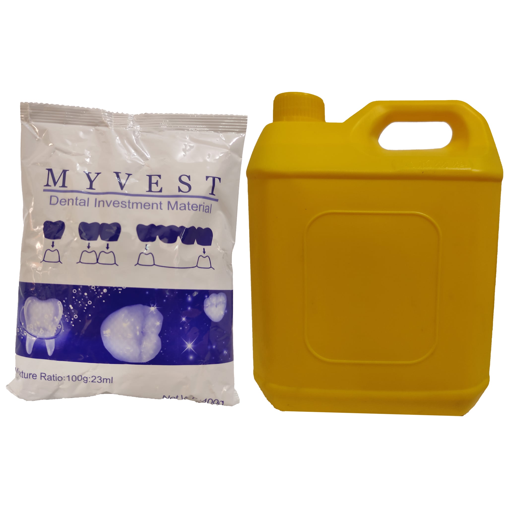 Myvest Dental Investment Material (20Kg Powder + 2.5L Liquid)