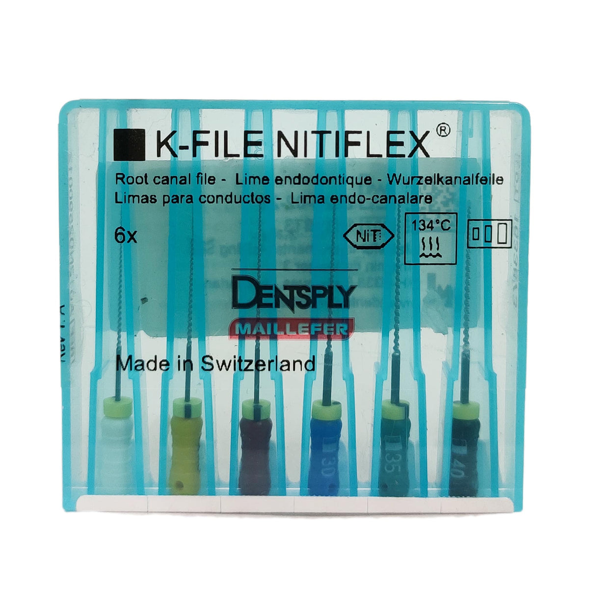 Fichiers Endodontiques Dentsply Maillefer K-Files Taille 008 - 25mm, 6/pk