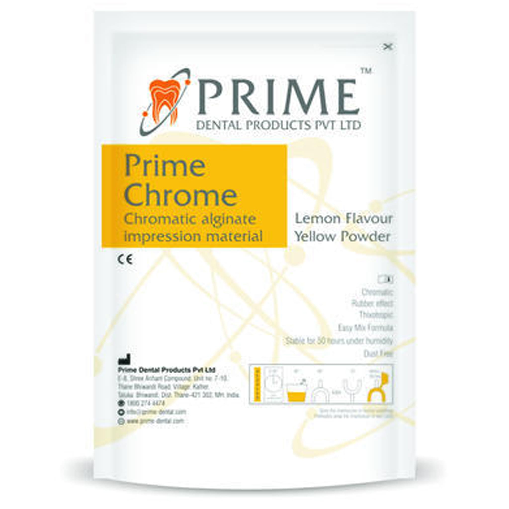 Prime Dental Chrome Chromatic Alginate