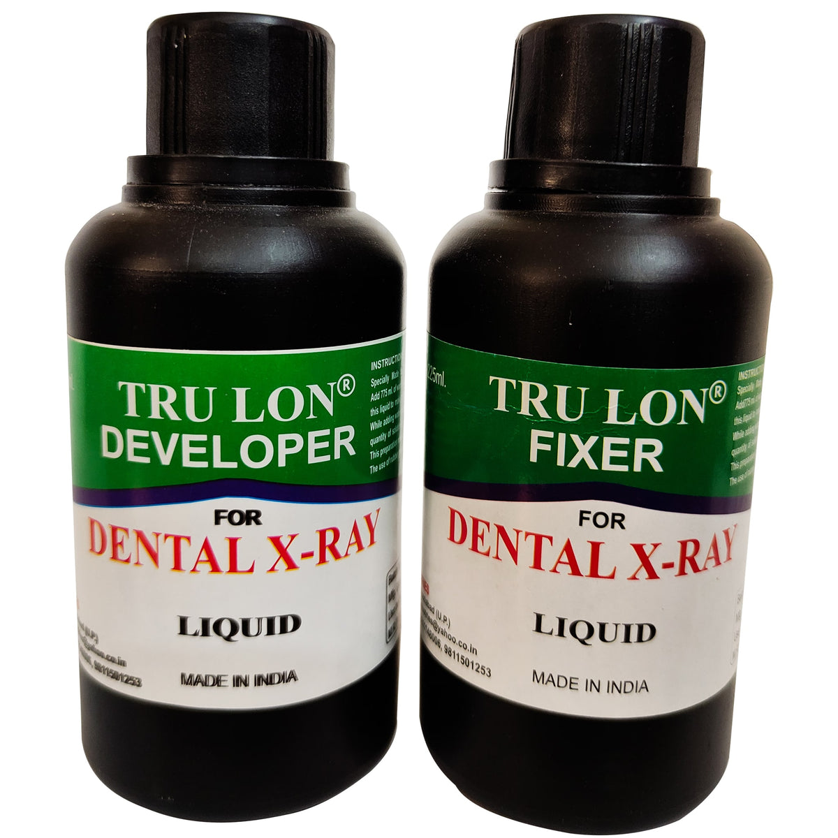 Tru Lon Developer Fixer Liquid for Dental X-Ray